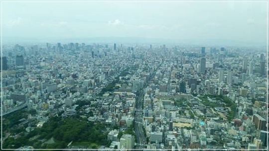 ハルカスから大阪市内